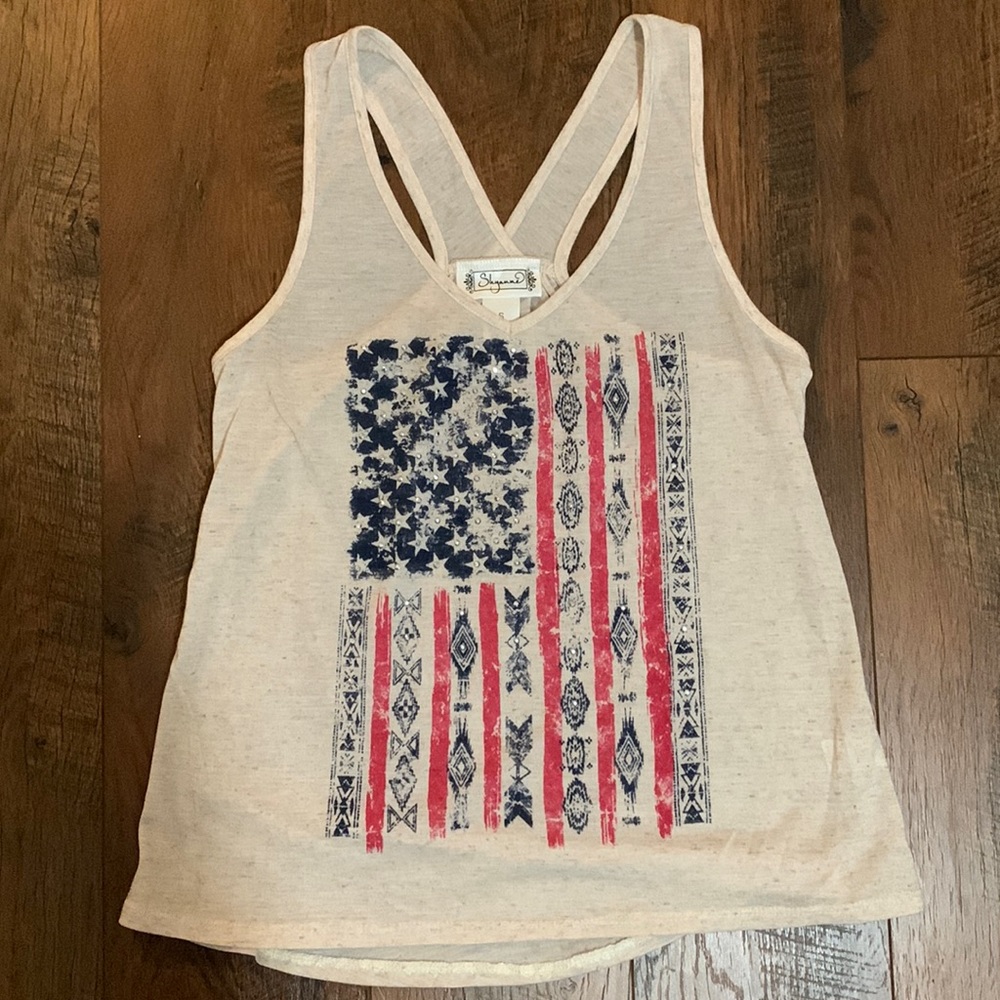 American Flag Tank Top